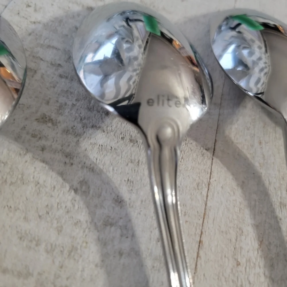 Gibson Elite Trevi‎ 6 Piece Stainless Steel Flatware Set Replacement heavy